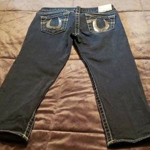 True religion capris with sequins size 29